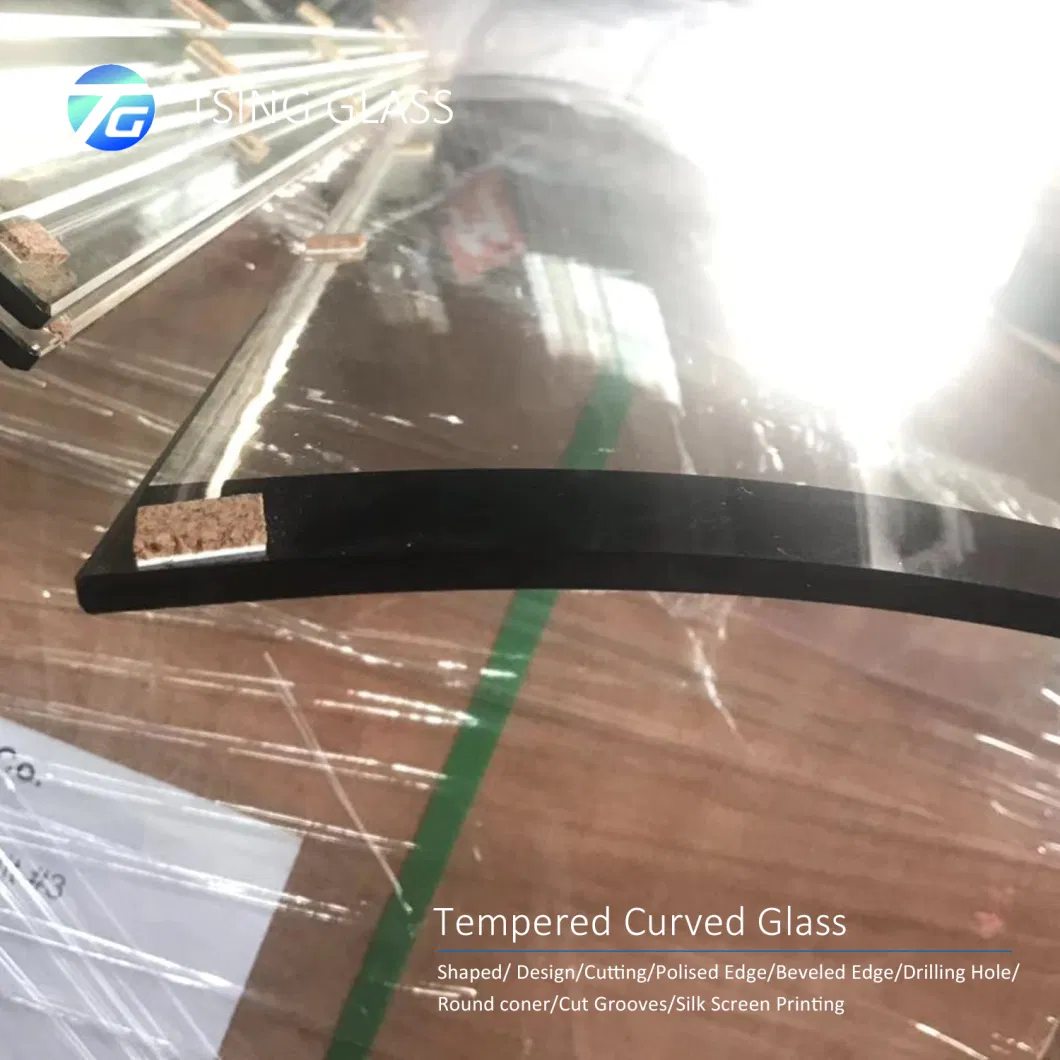 Bent/Curved/Shaped Design Tempered Glass/Laminated Glass/ LED Mirror / Building Glass/Furniture Glass