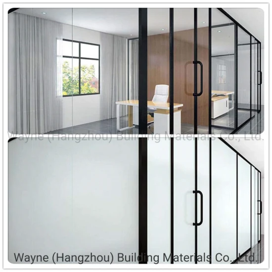 中国CE標準工場価格Pdlc Dgu電気スマート絶縁二重窓窓カーテンウォールファサード用の装飾的に積層された安全ガラス