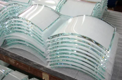 曲げ/曲面/異形デザイン強化ガラス/合わせガラス/LEDミラー/建築用ガラス/家具用ガラス